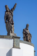 Prophets by Brazilian Sculptor, Aleijadinho. UNESCO World Heritage Site. Congonhas do Campo, Minas Gerais, Brazil