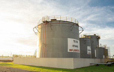 Fuel tank, industrial energy tank industry pipe refinery fuel factory