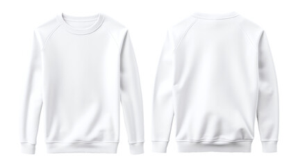 White sweatshirt template 