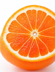 Fresh orange fruit is high in vitamin C