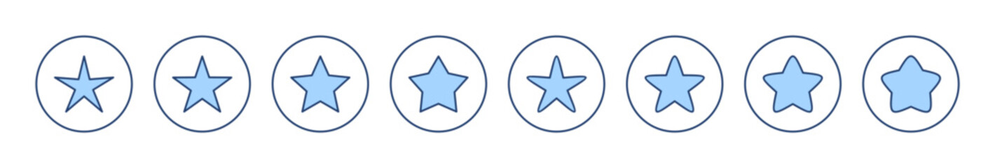Star icon vector. rating sign and symbol. favourite star icon