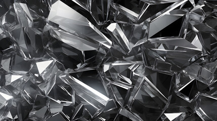 A Close-Up of Crystal Structures Texture, Geometric Brilliance: The Complex Facets of Crystal Forms