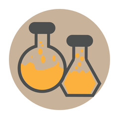 chemical liquid icon vector illustration symbol design