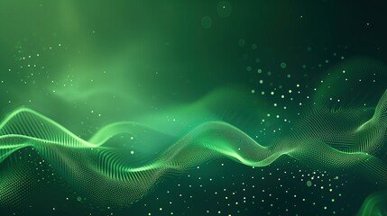 Green Gradient Blur flare Abstract background. Modern elegant