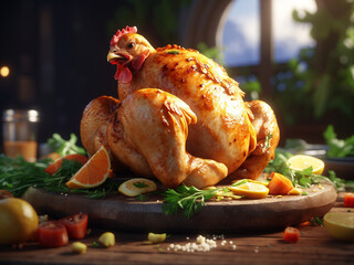 A delicious chicken meal