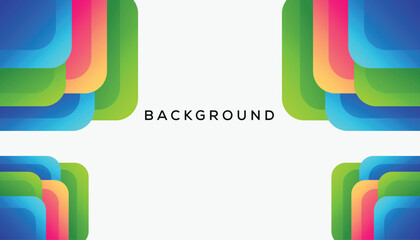 wavy background colorful gradient vector design