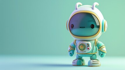 Obraz premium Cartoon digital avatars of Starlight Voyager