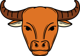 Taurus Zodiac Illustration