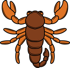 Scorpio Zodiac Illustration