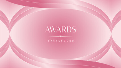 Pink light luxury award graphic background. Modern template premium corporate abstract design. Template trophy banner certificate dynamic. Vector illustration.