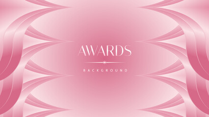 Pink light luxury award graphic background. Modern template premium corporate abstract design. Template trophy banner certificate dynamic. Vector illustration.