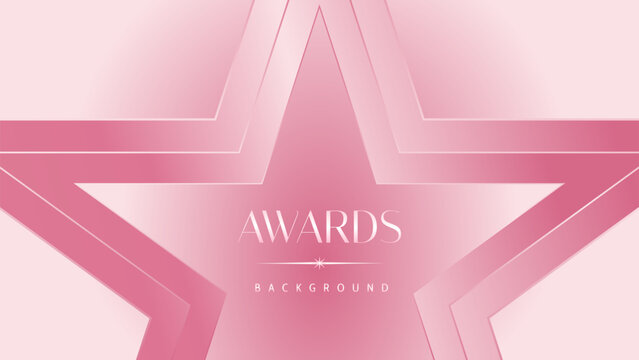 Pink light luxury award graphic background. Modern template premium corporate abstract design. Template trophy banner certificate dynamic. Vector illustration.