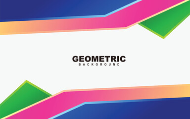 geometric background colorful gradient vector design