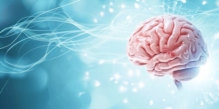 brain over medical background