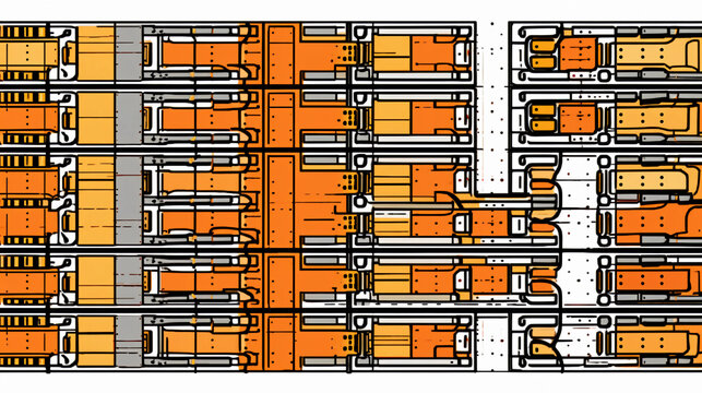 Normalized Database Design Architecture Diagram with Interconnected Data Structure Visualization