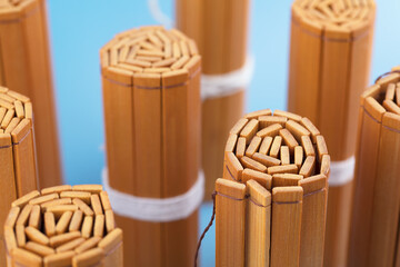 Scrolls of ancient bamboo slips