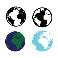 world map icon vector illustration symbol design