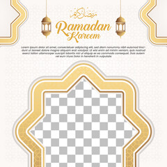Fototapeta na wymiar Elegant Ramadan Kareem Background, for poster, frame concept, flyer, poster, social media post