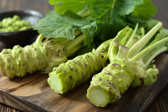 fresh wasabi root