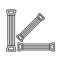 Chest expander icon. Vector illustration. EPS 10.