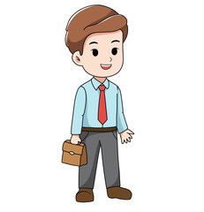 businessman with briefcase