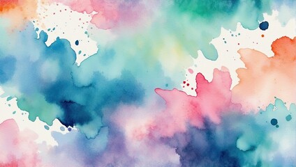 Abstract Watercolor Paint Background For Wallpaper