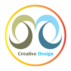logo creative design vectors illustration symbol
