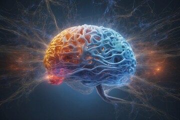 human brain"Brainwaves in Motion"