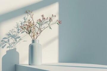 Abstract 3d rendered background minimalistic style