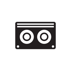 tape icon , radio icon vector