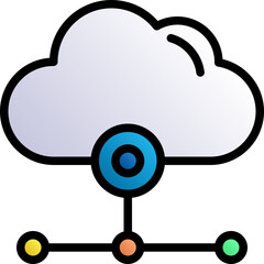 Cloud Server vector design icon.svg