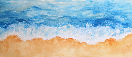 Beach themed abstract background.