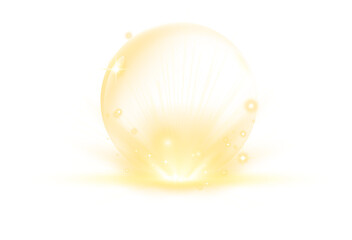 Lens flare light effect.