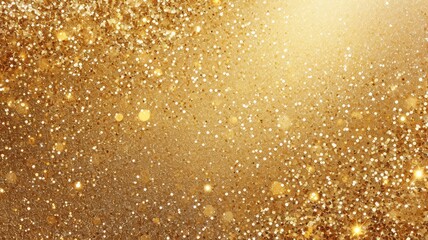 radiant gold glitter surface with brilliant sparkles, suitable for wedding stationery, anniversary cards, and decorative artwork in high-quality resolution