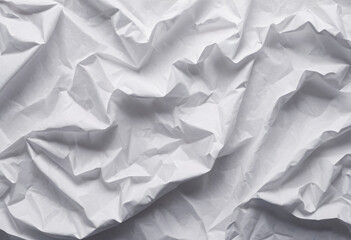 Obraz premium white crumpled paper background