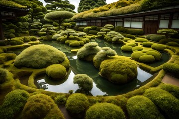japanese garden in the garden