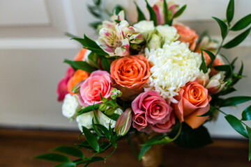 flower, flowers, bouquet, wedding, nature, rose, spring, blossom, plant, beauty, green, leaf, pink, floral, bunch, white, bloom, summer, love, isolated, arrangement, closeup, petal, roses, bride
