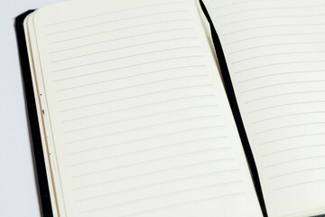 Notepad. Annotation concept. Notebook concept.