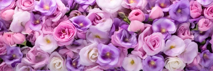 Fotobehang close up of purple flower © Natalia