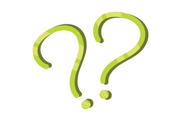 Green Decor Flat Sticker Design