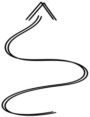 illustration of an arrow