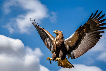 Fototapeta premium eagle in flight. Generative AI. 