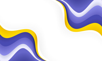 wave abstract art background template design