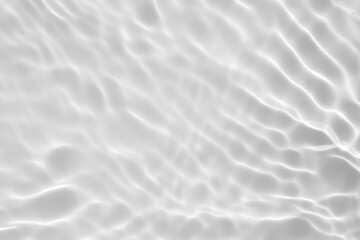 Abstract white transparent water shadow surface texture natural ripple background