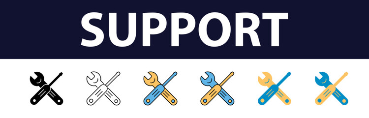 Support and customer icons Pixel perfect. Black fill icons set. tools, control, social, assistant, assistant, client, contact, cyberspace, desktop, feedback, fix, help, message, operator, ...	