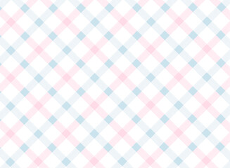 手描き風レトロな格子柄のシームレスなパターン背景