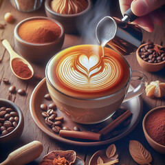 cup of coffee, cup of coffee with chocolate, Beautiful face coffee, Hot coffee, beautiful face, GenerativeAi illustration