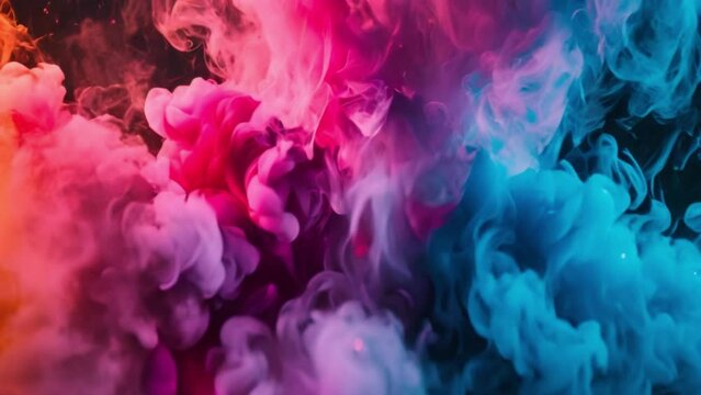 colorful smoke background video