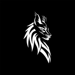 Anubis logo design vector illustration