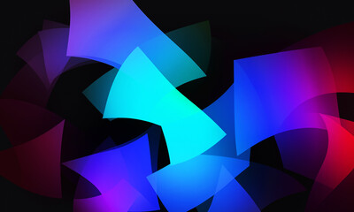 background of abstract multicolor shapes